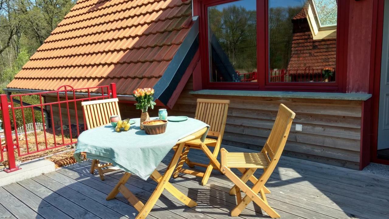 Ziegeleihof Inmitten Von Wiesen Und Waeldern Degenershausen المظهر الخارجي الصورة